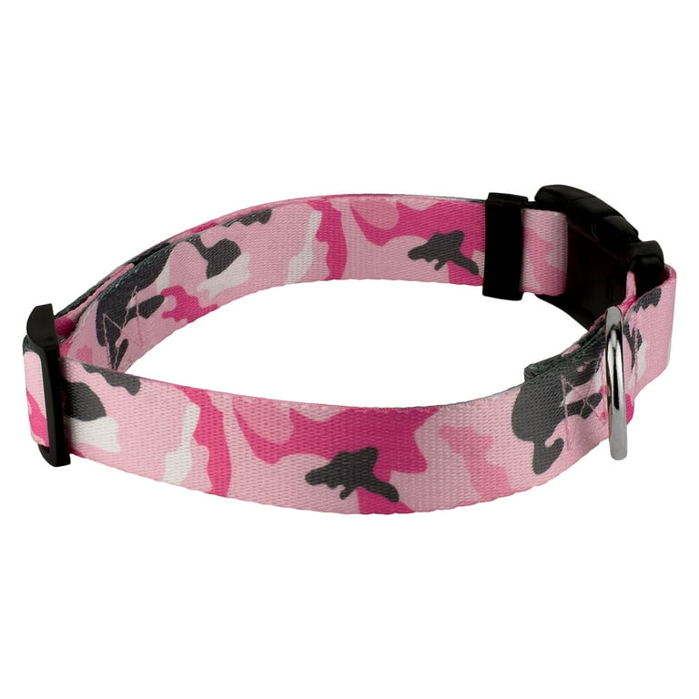 Pink camo hotsell dog collar walmart