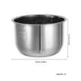 thumbnail image 2 of Raindrops cooker inner bowl Rice Cooker Inner Pot Silver 1Pack, 2 of 6