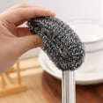 thumbnail image 6 of Steel Bottle Brush|Long Handle Wool Bottle |Kitchen Cleaning Brush|Bottle Cleaning Brush Long Handle Water Bottle Containers Vase and Glass Bottle Cleaner for Kitchen (Pack of 1), 6 of 9
