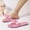 Pink, variant on Womens Phalaenopsis Orchid Strappy Flat Beach Vacation Sandals, Delicate Floral Design Inspired by Exotic Orchid Blooms, Comfortable Cushioned Footbed for All-Day Walking