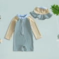 thumbnail image 2 of UAYOTSE Baby Sunsuit and Bucket Sun Hat Swim Set,Sizes 12-18 Months, 2 of 6