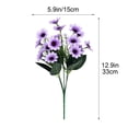 thumbnail image 3 of Flores artificiales: tallos falsos realistas para centros de mesa en el hogar, la oficina y la decoración de bodas., 3 of 6