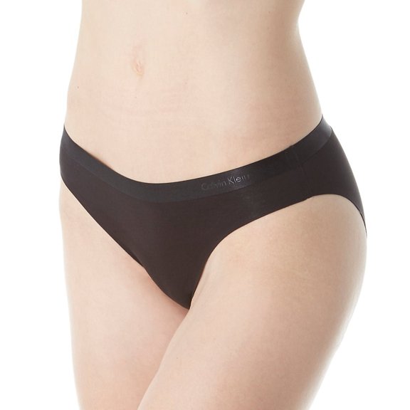 Calvin Klein QF1951 CK Black Structured Cotton Bikini Panty