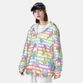 thumbnail image 4 of Picia Cute Unicorn Women's Men's UPF 50+ Sun Protection Hoodie Shirt Long Sleeve SPF Fishing Outdoor UV Hiking Lightweight Shirts-Medium, 4 of 9