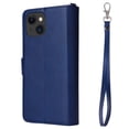 thumbnail image 5 of Allytech Detachable Wallet Case for Apple iPhone 15, Vintage PU Leather Folio Flip Wallet Case Multiple Cards Slots Kickstand Shockproof Protective Phone Case for iPhone 15 - Blue, 5 of 17