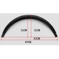 thumbnail image 5 of 4Pcs 50mm Universal Flexible Car Fender Flares Extra Wide Body Wheel Arches, 5 of 5