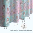 thumbnail image 6 of Pastel Princess Pattern Shower Curtain 72"x84" ,Bathroom Decorative Shower Curtains Set with 12 Hooks,Modern Waterproof Washable Shower Curtain, 6 of 6