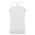 thumbnail image 2 of Yruioon Kids Girls Dance Cotton Tank Top Y-Back Camisole Spaghetti Straps Vest Yoga Workout Basic White 150, 2 of 5