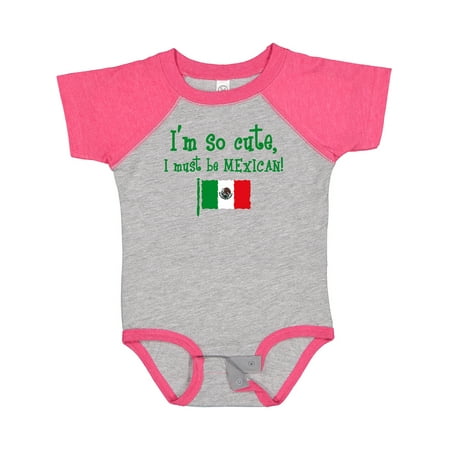 

Inktastic So Cute Mexican Boys or Girls Baby Bodysuit