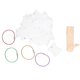 thumbnail image 3 of 100 bobinas de hilo de plástico con bobinadora Manual, manualidades DIY, bobinas de bordado de fácil almacenamiento para costura, color blanco, 3 of 5