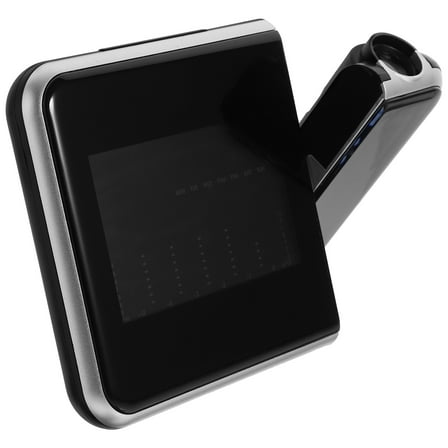 DRAFIDEEP 1Pcs Projection Clock Digital Alarm with Time Temperature LED Display for Bedroom Use