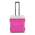 thumbnail image 2 of Igloo 60 QT Laguna Ice Chest Cooler with Wheels, Fuchsia Pink, 2 of 15