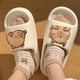 thumbnail image 3 of Bonitas zapatillas de suela gruesa con diseño de capibara para mujer, sandalias de baño, playa, interior, zapatos de verano para parejas, 3 of 5