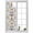 Orange, variant on Abstract Leaf Window Privacy Film, Crystals Gold Veins Luxury Frosted Glass Window Clings Static Cling UV Heat Blocking Reusable Door Sticker for Bathroom 17.7 x 39.3 Inch