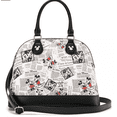 thumbnail image 5 of Disney Parks Mickey Mouse Satchel Bag in Newspaper Print New With Tag, 5 of 5