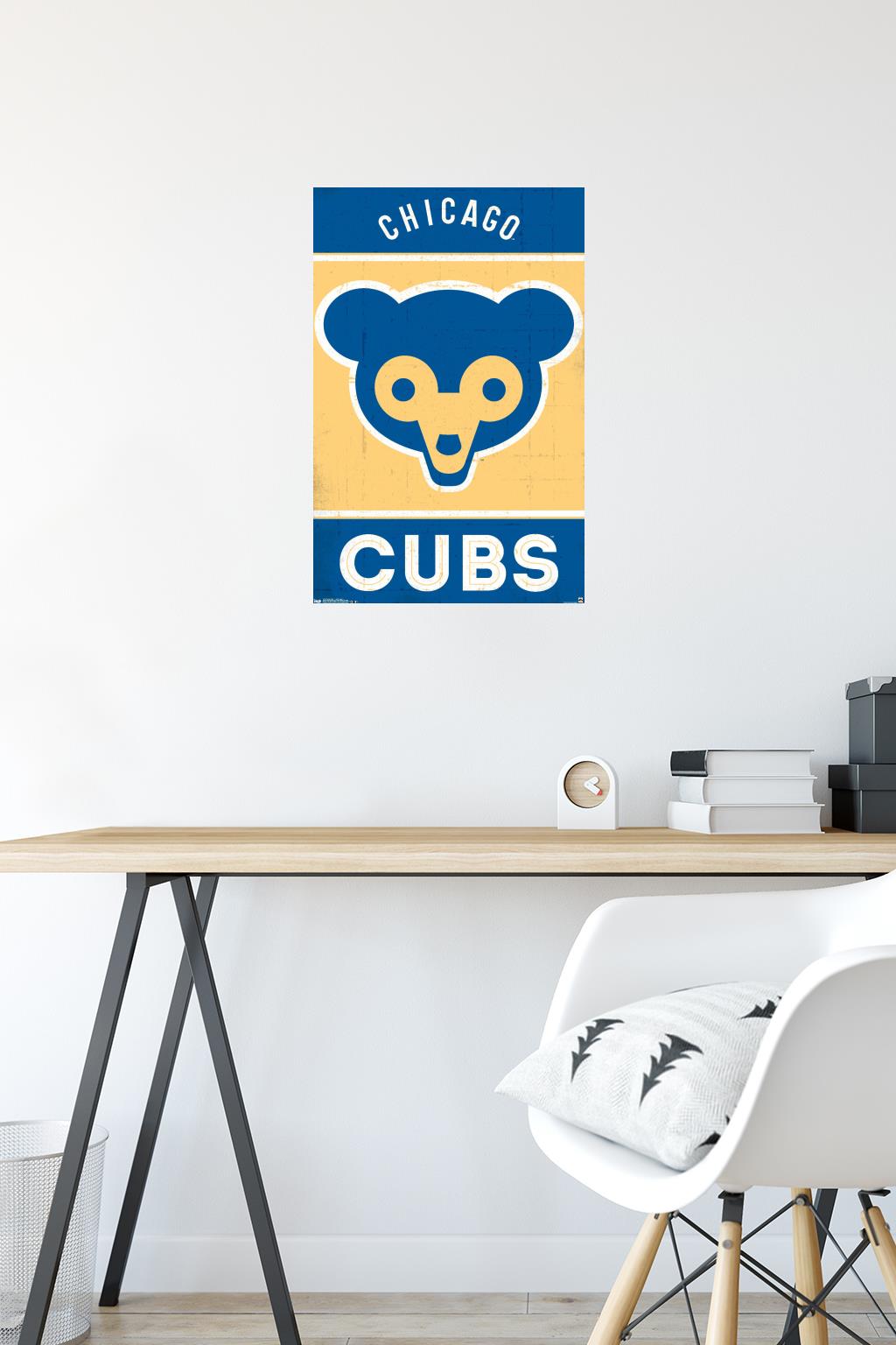 MLB Chicago Cubs - Retro Logo 14 Wall Poster, 14.725" x 22.375"