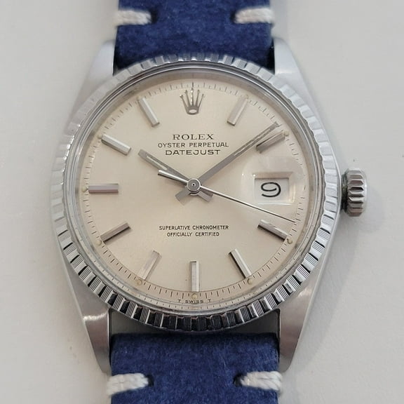 Pre-Owned Rolex Oyster perpetual Datejust 1603 Mens 1960s 36mm Vintage Automatic RA685B