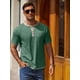 thumbnail image 2 of Camisetas Henley Shirts COOFANDY de manga corta con botones casuales para hombre, 2 of 6