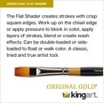 thumbnail image 4 of Kingart Original Gold 9300 Shader Series, Premium Golden Taklon Multimedia Artist Brushes, Set of 8, All ages, 4 of 8