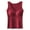 Red, variant on Fewfanhot Womens Cotton Thermal Fleece Lined Underwear Tops Cami Tank Top Warm Base Layer Vest for Winter & Spring