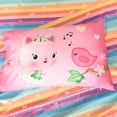 thumbnail image 4 of Gabby's Dollhouse 4-Piece Soft & Cozy Multicolor Twin Bedding Set with Reversible Comforter for Kids, 4 of 9