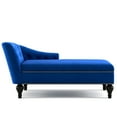 Chaise Lounge Chair Indoor, Modern Tufted Velvet Chaise Lounge Chair