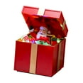 thumbnail image 3 of Caja musical navideña eléctrica "caja de regalo" con 8 piezas de decoración navideña para niños, amantes, novias y coleccionables., 3 of 9