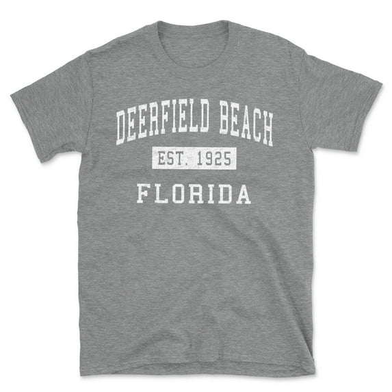 Deerfield Beach Florida Classic Established Men's Cotton T-Shirt