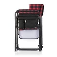 thumbnail image 2 of ONIVA - a Picnic Time Brand Outdoor Directors Folding Chair, Red/Black Buffalo Plaid, 2 of 5