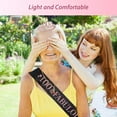 thumbnail image 5 of MEANT2TOBE 100th Bday Sash & Tiara - Pink Glitter Sash + Rhinestone Tiara, Gifts for 100th, 5 of 14