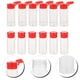 thumbnail image 4 of 12 saleros y pimenteros de plástico para especias, tarros para condimentos, botellas para barbacoa, recipientes para vinagreras (rojo), 4 of 7