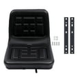 thumbnail image 3 of Black Tractor Seat for Tractors, Harvesters, Lawnmowers, Forklifts Load-bearing Capacity of Up To 220 lbs, 3 of 26
