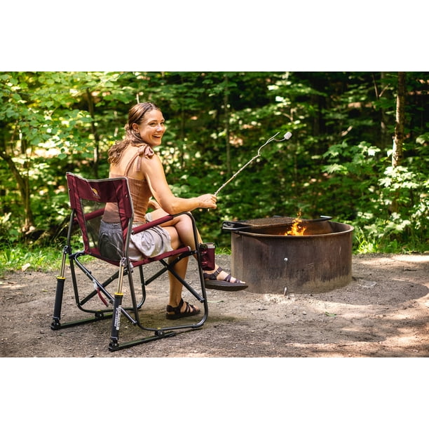 GCI Outdoor Freestyle Rocker Portable Folding Adult Camp Chair