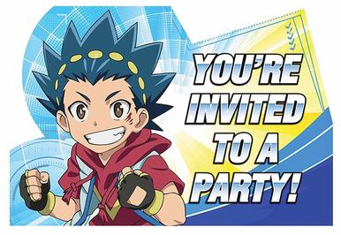 Beyblade Invitations [8 Per Pack] | Walmart Canada
