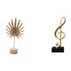 thumbnail image 1 of Escultura Nórdica Abstracta De Hoja De Metal Y Nota Musical, Figura De Resina Creativa, Adorno De Mesa Para El Hogar, Fiesta, Escritorio, Centro De Mesa, Regalo De Inauguración De La Casa, 1 of 8