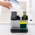 thumbnail image 3 of Dispensador de Jabón de Cocina con Soporte para Esponja, Organizador de de Acero Inoxidable, Dispensador de Jabón para Platos A Prueba de Óxido, 3 of 6