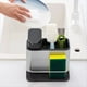 thumbnail image 3 of Dispensador de Jabón de Cocina con Soporte para Esponja, Organizador de de Acero Inoxidable, Dispensador de Jabón para Platos A Prueba de Óxido, 3 of 6