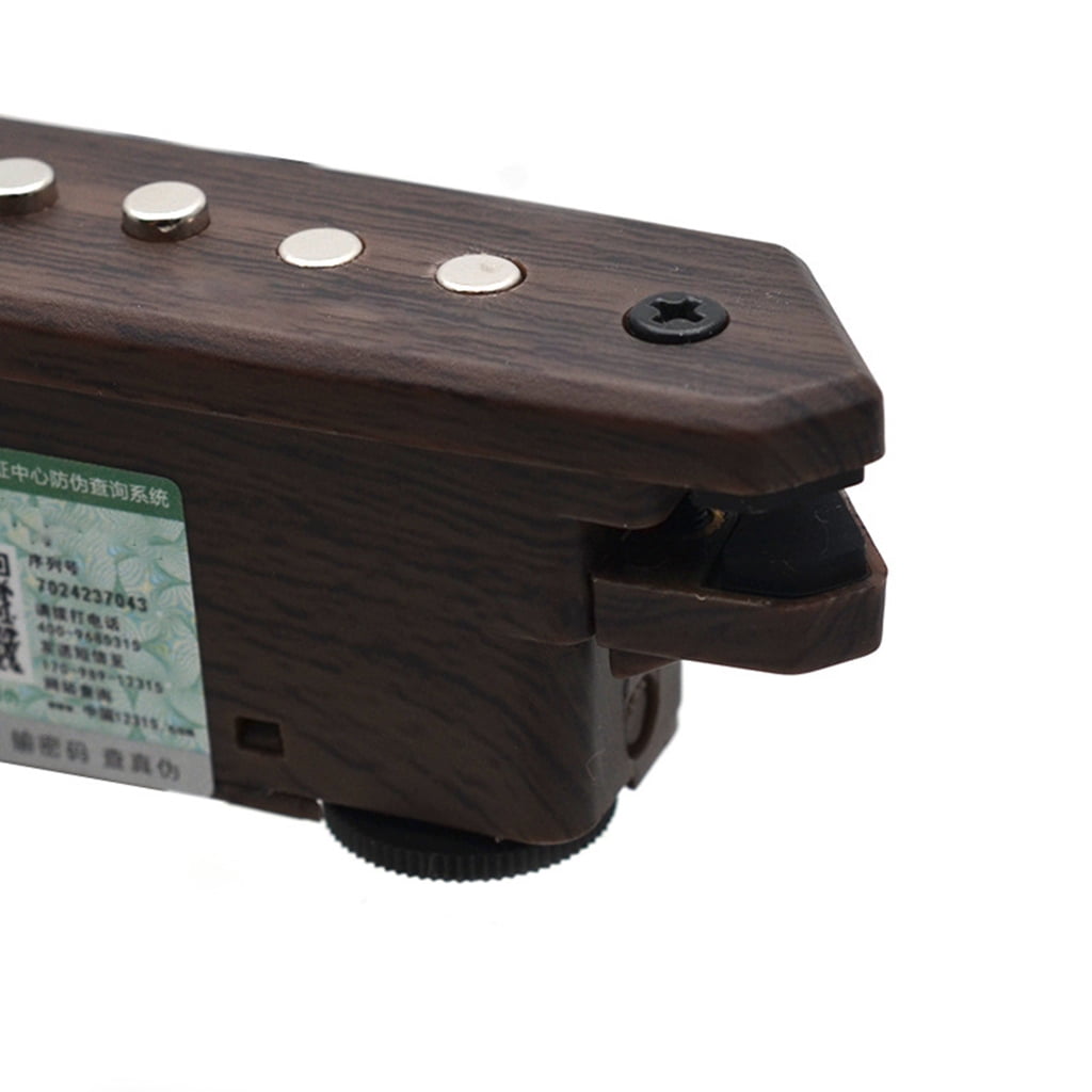 Zeiwohndc Acoustic Guitar Pickup Humbucker Sound Hole Magnetic Pickup Transducer