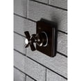 thumbnail image 2 of Kingston Brass KS3045ZX Single-Handle Three-Way Diverter Valve with Square Trim Kit in Oil Rubbed Bronze, 2 of 9