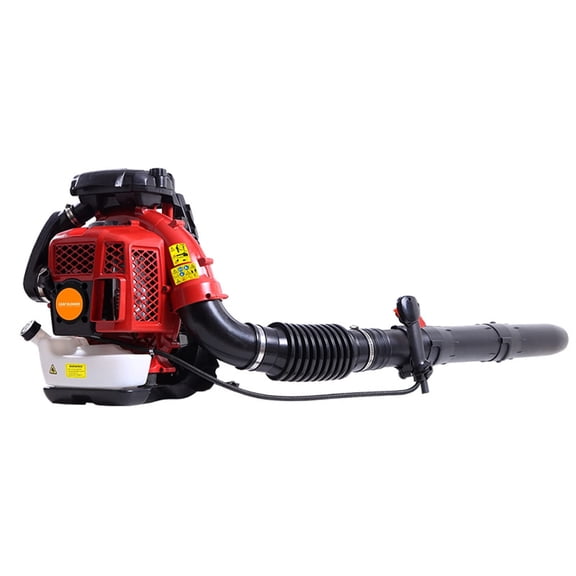 WETS 80CC Gas Powered Backpack Leaf Blower 900CFM, Powerful 206MPH Extreme Duty 2-Cycle Petrol Powered Leaf blowers for Lawn/Garden Care Yard Snow/Grass Blowing Dust Debris