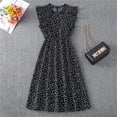 thumbnail image 2 of Leutsin Robe d'Été Décontractée pour Femme Grande Taille, Col en V, Manches Courtes, Imprimée, Longueur Genou, pour la Plage, 2 of 7
