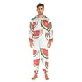 thumbnail image 3 of FORMRS Onesies Pajama for Adults Unisex Hoodie Winter Jumpsuit One Piece Sleepwear, Sizes S-2XL, Cute Watermelon, 3 of 7