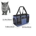 thumbnail image 2 of Taotanxi Cat Carrying Case - Pet Carrier Airline Approved, Protable and Breathable Pet Travel Carrier Removable Fleece Pad, Collapsible Cat Carrier Dog Carrier for Medium Cats Small Cats Dogs,Navy, 2 of 6