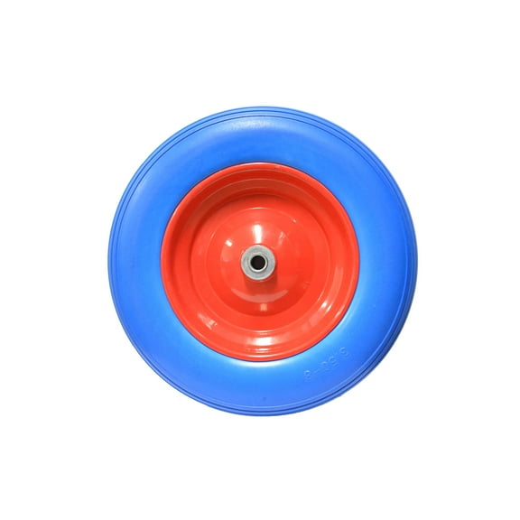 14" Flat Free Wheel Barrow Tire (5/8" Center Shaft Hole)