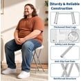 thumbnail image 2 of 24 Inch Tall Folding Stool with Handle, 2 of 6
