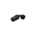thumbnail image 1 of Vibrant Performance Hose End Fitting 21616 Fabrication Components; -16AN Hose; -16AN Female; 60 Degree Swivel; Anodized; Black; Aluminum; Single, 1 of 5