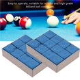 thumbnail image 2 of Toystoory 24 piezas No? Slip Cue Tip Chalk Billiard Pool Cue Dry Chalk Accesorio Cue Stick Chalks (Azul) Gimnasios en casa, 2 of 6