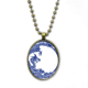 thumbnail image 1 of La cultura China Blue Dragon Collar Colgante de cadena vintage Colección de joyas colgantes Unbranded M, 1 of 3