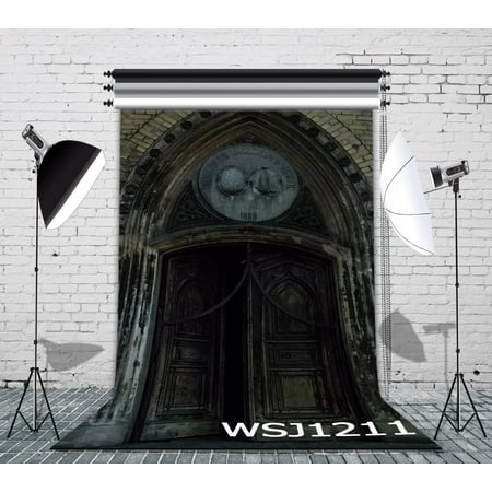 Image of ZHANZZK 5x7ft Halloween Night Escape Photography Backdrop Studio Background Photo Backdrops Studio Props