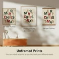 thumbnail image 3 of Hieng Vintage Christmas Wall Art Prints Set of 4, Retro Christmas Trees Poster, Winter Holidays Gift Print Decor for Gallery, Living Room, Bathroom (Unframed), 3 of 6